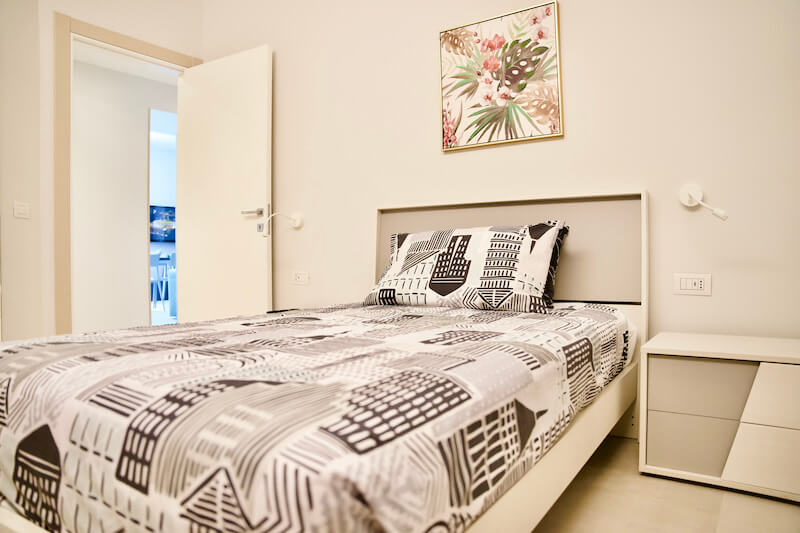 single bedroom of Villa Vitali